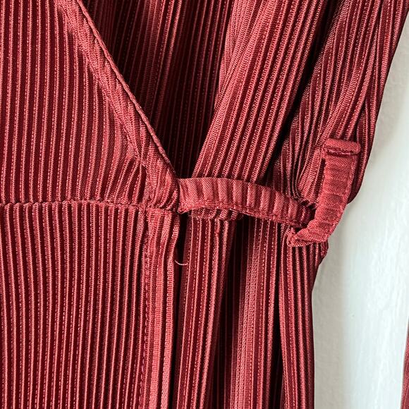 Zara Pleated Wrap Dress - Size S - NWT - Picture 2 of 13